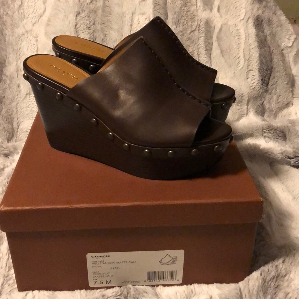 FINALE SALE🍁🍁Coach “Hellena” Chestnut color